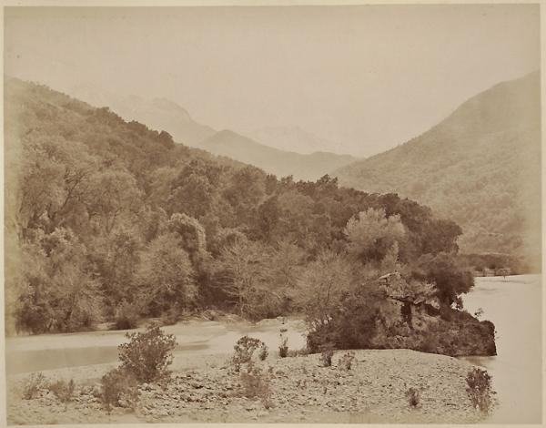 Entrée des gorges du Chabet (Image de propagande coloniale)
