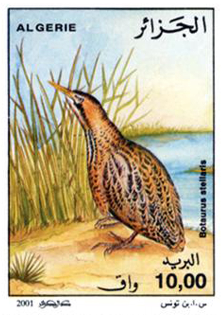 الطيور المائية طابع بريدي الجزائر