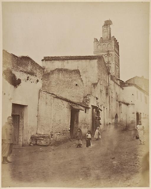Tlemcen. Rue de Mascara (Image de propagande coloniale)