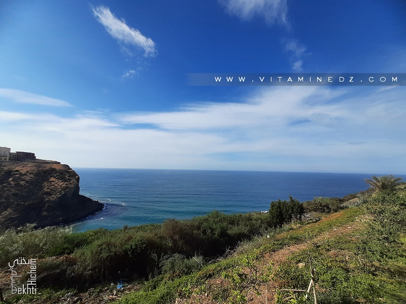 Plage Ouled Abdellah, vue d haut à partir de l'hôtel Ziri