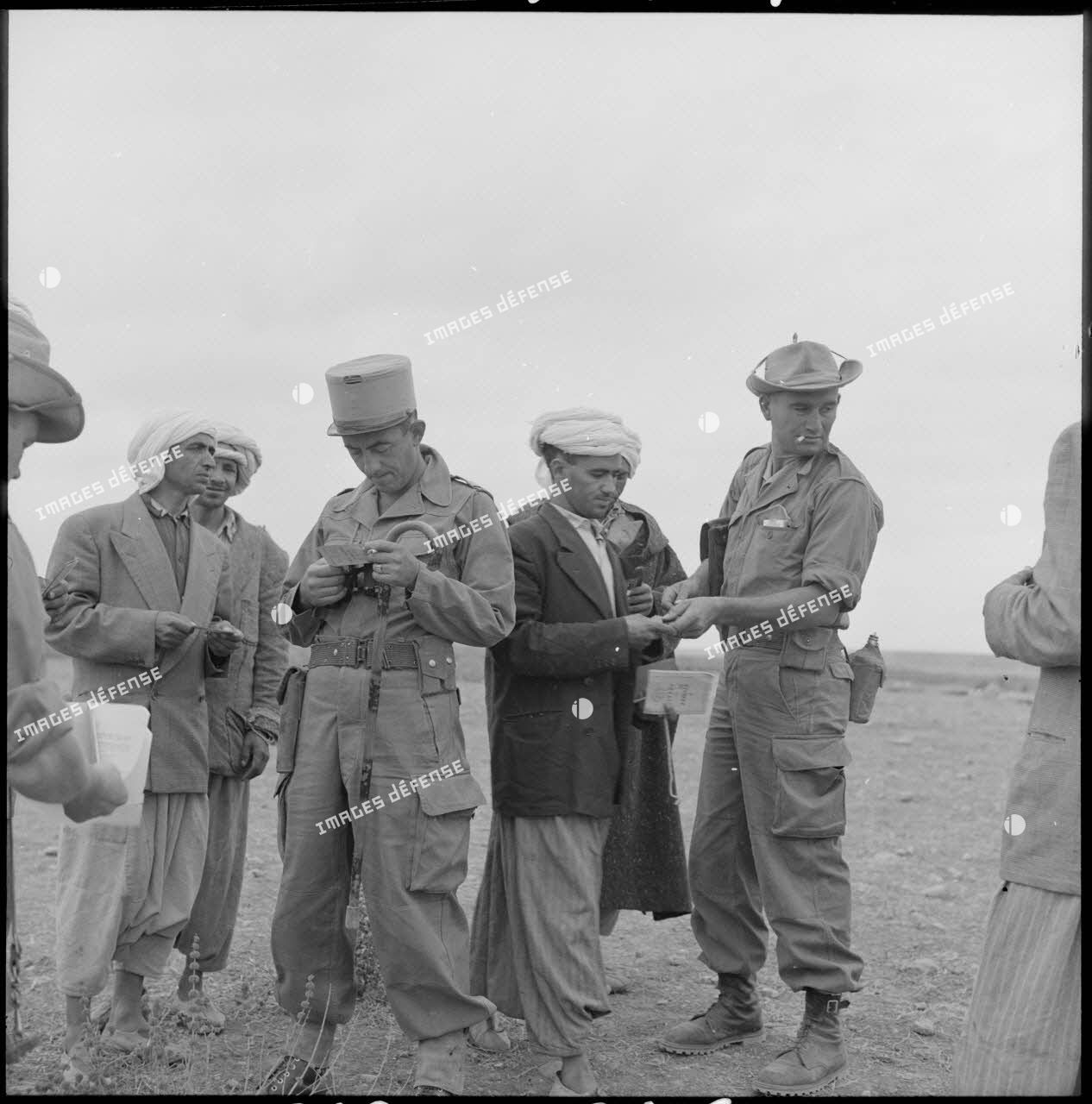 Opérations effectuées par une unité de la Légion étrangère dans le secteur de Tlemcen.