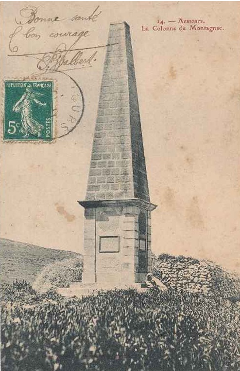 Colonne de Montagnac dans son état original