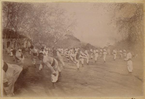 Dellys. Le gymnase (Image de propagande coloniale)