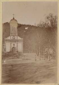 Dellys. Place de l'église (Image de propagande coloniale)