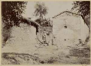 Gourbi arabe (1894) (Image de propagande coloniale)