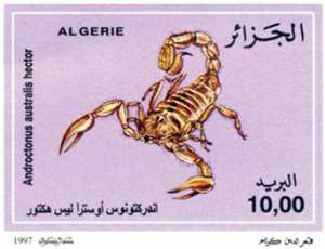 Scorpions (Timbre poste Algérie)