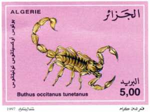 Scorpions (Timbre poste Algérie)