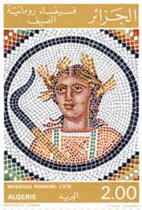 Les saisons (Timbre poste Algérie)