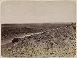 Col de Sfa. Vue du désert (Image de propagande coloniale)