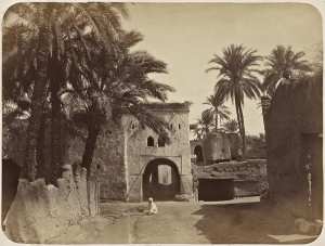 Lichana. Oasis (Image de propagande coloniale)