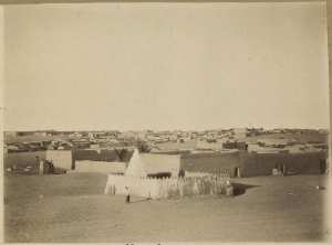 Vue d'In Salah (Image de propagande coloniale)