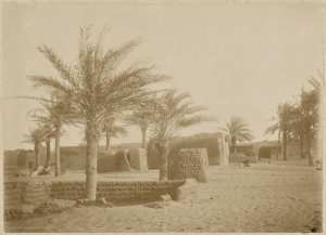 Reggan. Entrée du ksar (Image de propagande coloniale)