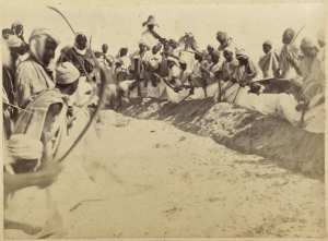 Destruction des criquets (1891) (Image de propagande coloniale)