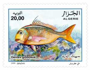 Poissons (Timbre poste Algérie)