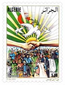 Concorde civile (Timbre poste Algérie)