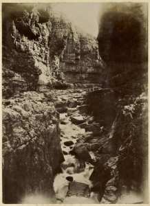 [Constantine : gorges du Rhummel] (Image de propagande coloniale)