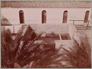 Hammam-Salahin. La source (Image de propagande coloniale)