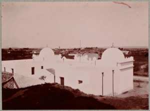 Bou-Hadjar. Vue de l'infirmerie prise par derrière (Image de propagande coloniale)