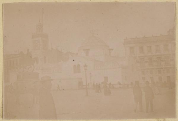 [Alger]. La place du gouvernement (Image de propagande coloniale)