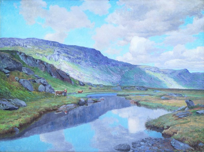 Artiste Peintre Christian Eriksen Skredsvig