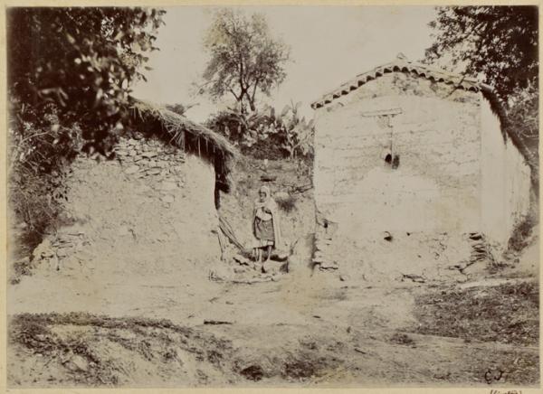 Gourbi arabe (1894) (Image de propagande coloniale)