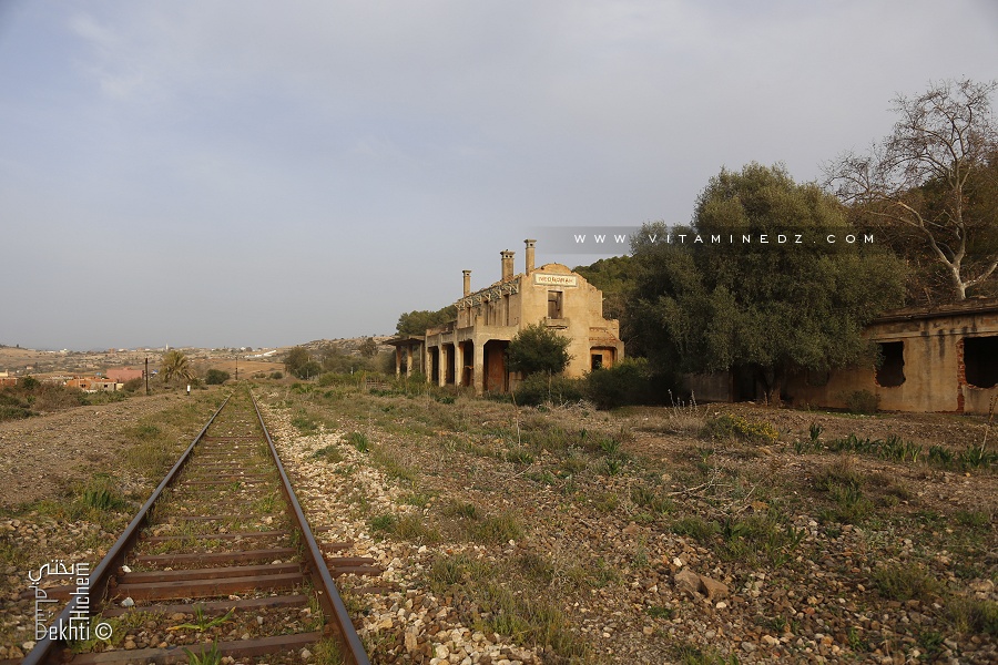 La gare de Nedromah dans la commune de Tient