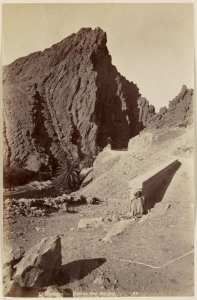 El Kantara. Entrée des gorges (Image de propagande coloniale)