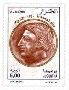 Rois numides (Timbre poste Algérie)