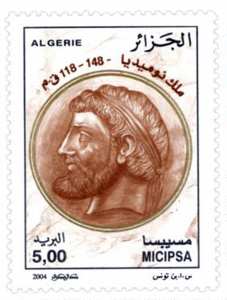Rois numides (Timbre poste Algérie)