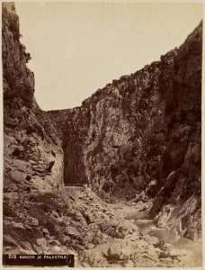 Gorge de Palestro (Image de propagande coloniale)