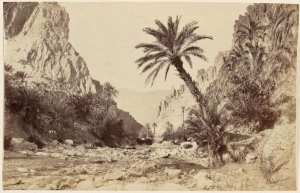 [El Kantara. Entrée des gorges] (Image de propagande coloniale)