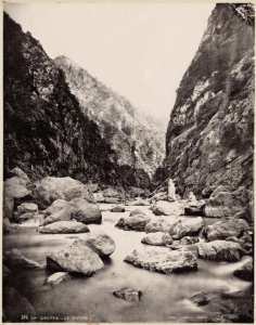 La Chiffa. La rivière (Image de propagande coloniale)