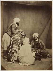 Marchands juifs de Constantine (Image de propagande coloniale)