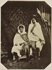 Mheira Ben Ali, chef du goum d'el Outaia, cavalier du goum (Image de propagande coloniale)