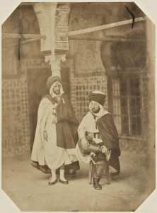 Si Mustapha, Kaïd de l'oued Sothan, Boudiaf, Kaïd du Medjana (Image de propagande coloniale)