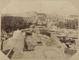 Panorama de Laghouat. Vue prise du Fort Morand (Image de propagande coloniale)