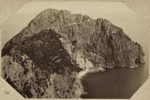 Bougie. Le Cap Carbone et le phare (Image de propagande coloniale)