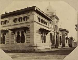 Hôtel de ville de Biskra (Image de propagande coloniale)