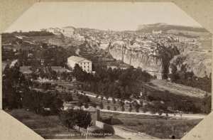 Constantine. Vue prise de la route de Sétif (Image de propagande coloniale)