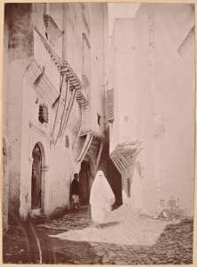 [Alger. La Casbah.] Rue de la mer Rouge (Image de propagande coloniale)