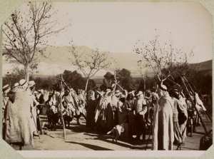 Algérie [El Aricha. Marché] (Image de propagande coloniale)