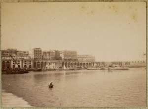 Port à Alger (Image de propagande coloniale)