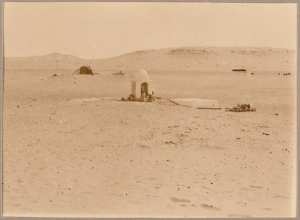Hassi-Marokett [Puits] [Etape de la colonne du Tidikelt du commandant d'Eu du 25 février 1900] (Image de propagande coloniale)