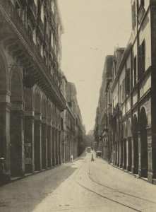 [Alger]. Rue Bab-Azoun [...]. (Image de propagande coloniale)