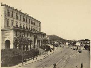 [Alger]. Esplanade de Bab-el-Oued (Image de propagande coloniale)