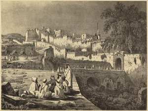 [Alger]. Porte Bab-Azoun (Otth) (Image de propagande coloniale)