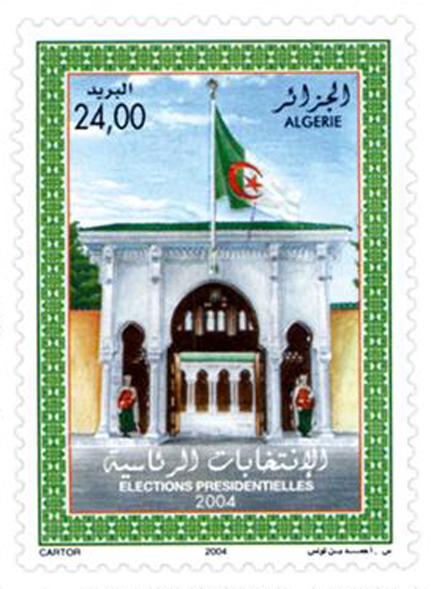 Elections présidentielles (Timbre poste Algérie)