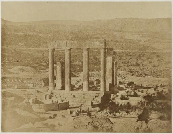 Ruines du temple d'Esculape (Lambessa) (Image de propagande coloniale)