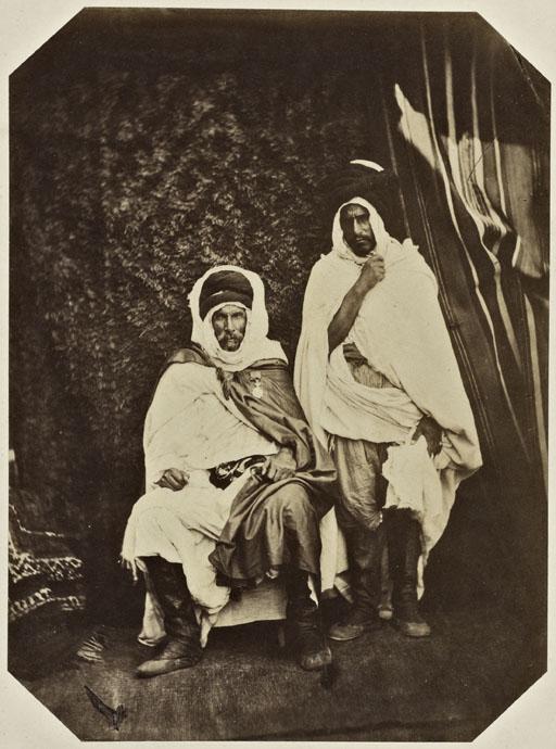 Mheira Ben Ali, chef du goum d'el Outaia, cavalier du goum (Image de propagande coloniale)