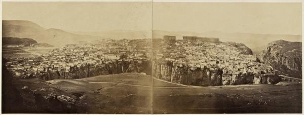 Constantine, vue prise de Manssoura (Image de propagande coloniale)